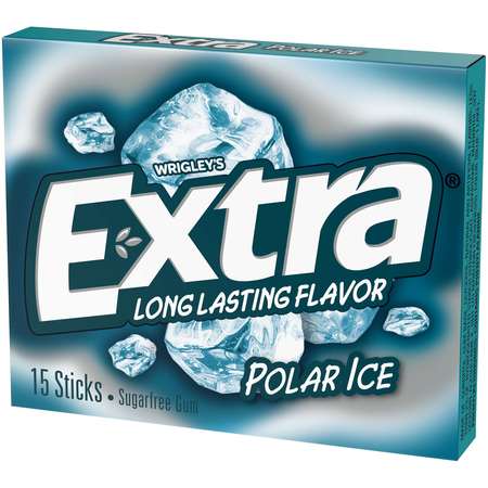Extra Extra Single Serve Polar Ice Gum 15 Pieces, PK60 326138